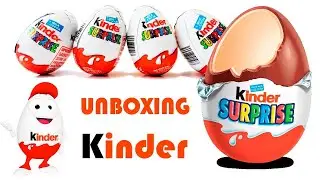 Киндер сюрприз распаковка малышкой/Kinder surprise unboxing girl baby