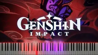 A Storm, A Spire, and A Sanctum (Genshin Impact) - Synthesia / Piano Tutorial