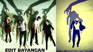 cara edit foto membuat bayangan di tembok di smartphone android