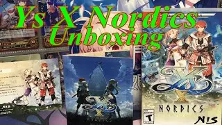 Ys X Nordics Deluxe Edition Switch Version Unboxing