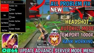 THE KING CHEATS FF_ADVANCED SERVER 66.36.0 100% ANT BLACKLIST -100% ANTBAM!!! AUTOKILL - DRIVESKILL😱