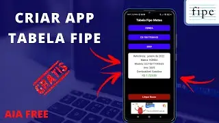Criar Aplicativo Tabela Fipe Grátis  - aia free