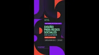 Reel de trabajos para curso de diseño para redes sociales