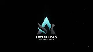 ✨Glitch Effect Logo Reveal – Cyberpunk 3D Animation – E247