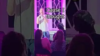 Did You Just Drink Your Spit? #comedian #standupcomedy #foryou #funny #comedy #crowdwork
