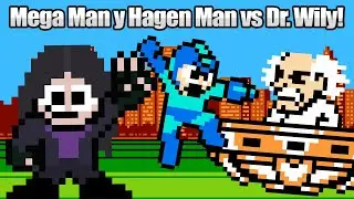 Mega Man y Hagen Man vs Dr. Wily!