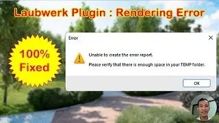 Unable to create the error report. Please verify that there is enough space in your TEMP folder.