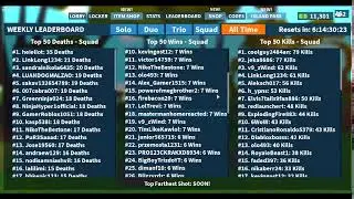 Roblox, ISLAND ROYALE (My first leaderboard)