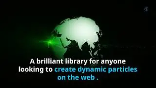 Create beautiful animated particles with particle js