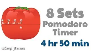 8 Pomodoro 4hr 50min Pomodoro Timer Technique for ultimate productivity