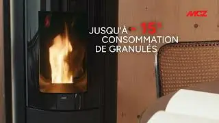 Les poêles à granulés Core: flamme spectaculaire, jusqu'à - 15 % consommation de granulés
