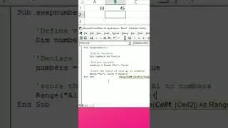 How to swap values in Excel VBA | Visual Basic Application