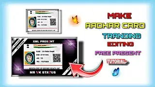 aadhar card tranding video editing kse kre in alight motion || Alight Motion me editing kse kre |