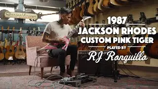 1987 Jackson Rhodes Custom Pink Tiger Played by RJ Ronquillo