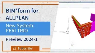 BIM²form for Allplan: Preview PERI TRIO in Allplan 2024-1 | BIM²