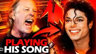 JAMES HETFIELD PLAYING A MICHAEL JACKSON SONG 