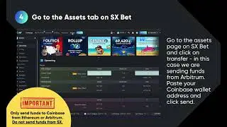 How to Sell Arbitrum from SX Bet