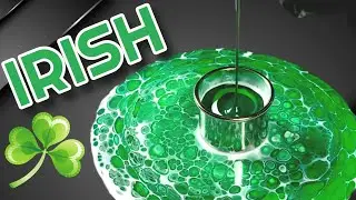 Open Cup with Silicone Oil акриловая заливка Fluid Art with JMoPainting