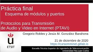 Práctica final. Esquema de módulos y puertos
