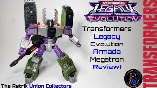Transformers Legacy Evolution Armada Megatron Review!