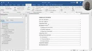 Automate your Table of Content, List of Figures & List of Tables