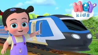 Детская песня про поезд - Чух-чух-чух-чух - Песни Для Детей - Хей Кидс