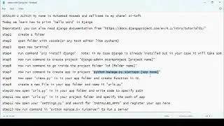 Django Hello World Made Easy 2022 😍