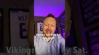 Vikings vs Bengals Saturday Dec 16th!