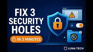 Fix 3 Security Holes in 3 Minutes!