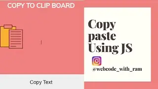 Copy and Paste Functionality Using Javascript (HTML5 and CSS3)