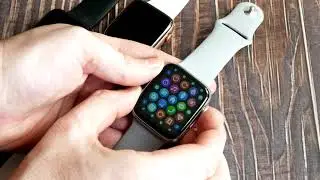 Смарт часы DT100. Качественный аналог Apple Watch с работающим колесиком.