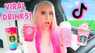 Trying Viral TikTok Drinks... *FAIL*