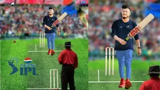IPL PHOTO EDITING IN PICSART || 2018 IPL PICS EDITING || PICSART IPL PHOTO EDITING || CRICKET PHOTO