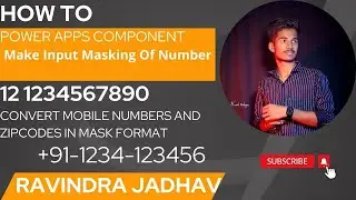 Phone Number Input Mask In Power Apps 