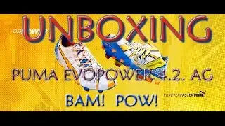 UNBOXING PUMA EVOPOWER 4 2 AG POP BAM! POW! BOTAS DE FUTBOL