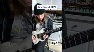 First Jam of 2023 clip 5 | #shorts #guitar #guitarist #guitarsolo #beats #beat