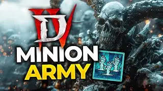 S+ MINION ARMY! Minion Necromancer Build Guide Season 4 - Diablo 4