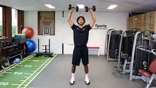 Deep Physio | Overhead press with dumbbells