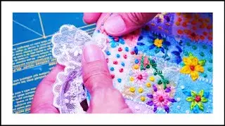 💎Little Fabric Scraps Meet Simple Embroidery