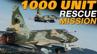 CRAZY 1000 UNIT MULTIPLAYER RESCUE MISSION in the JF-17 Thunder