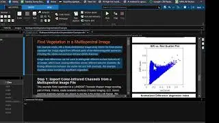 Identify Vegetation in a Multispectral Image using MATLAB | Image processing Projects