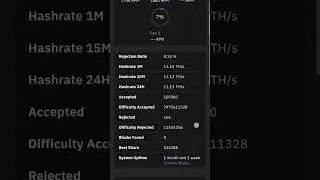Bitcoin Miner User Interface (Braiins OS+ on S9i) #antminer #btc#bitcoin #bitcoinmining  #mining