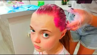 Диане ПОКРАСИЛИ ВОЛОСЫ !Марию наругала мама