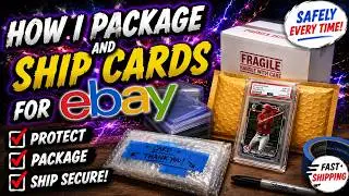 EBAY Packaging Tutorial For My Trading Cards - GIVEAWAY ANNOUNCEMENT!