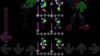 FNF: Different Character Test | But Everyone (SONIC/Hard Mod) #edit #shorts