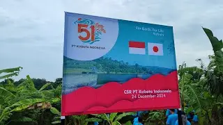 CSR PT.KUBOTA DI WADUK JATIBARANG GOA KREO