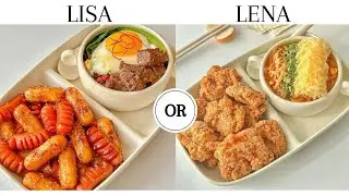 LISA OR LENA 🎀 || Food Edition 🍩 #lisaandlena #lisaorlenachoices #food #quiz #lisa #lena #trending