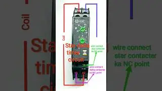 Star delta timer circuit 