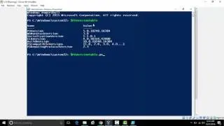 how to determine installed PowerShell version