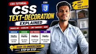CSS Text Decoration Explained | Underline, Overline, Line-Through & None | CSS Tutorial
